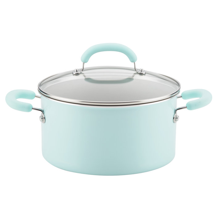 Rachael Ray 6qt. Create Delicious Aluminum NonStick Stock Pot with
